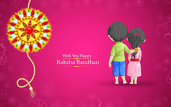 Wish you happy Raksha Bandhan HD wallpaper