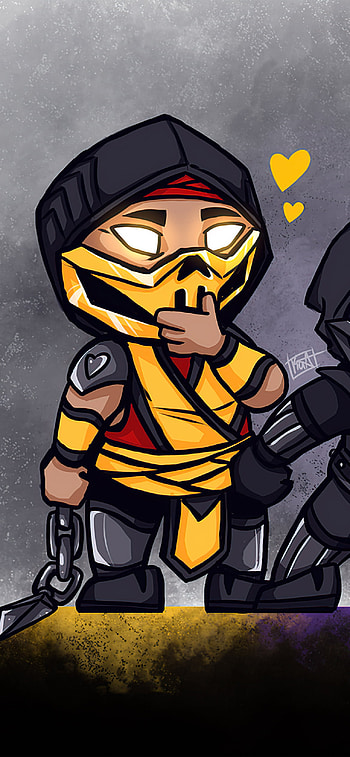 Chibi Scorpion — Mortal Kombat ( & Android), video game, Mortal Kombat HD phone wallpaper