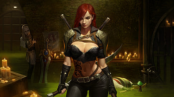 2020 Katarina League Of Legends Game , katarina-league-of-legends, league-of-legends, games, artwork, artist, digital-art, artstation HD wallpaper