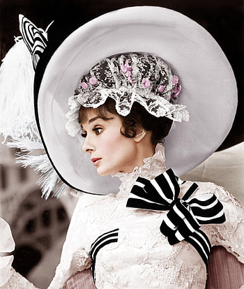 The allure of the bow, Fashion icon tribute, Audrey Hepburn's elegance, Timeless sophistication HD phone wallpaper