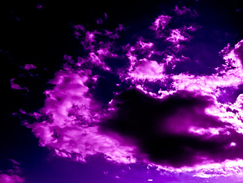 in_a_fantasy_dream, clouds, purple, sky, nature HD wallpaper