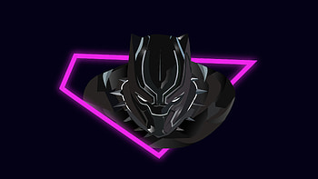 Black Panther Vector Art, black-panther, superheroes, behance, artwork HD wallpaper