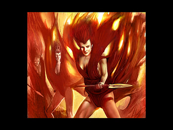 Iron Sisters, sisters, fantasy, iron, female HD wallpaper