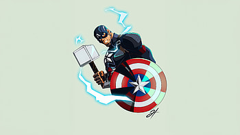 Captain America Showdown, captain-america, superheroes, artwork, art, digital-art, artstation HD wallpaper