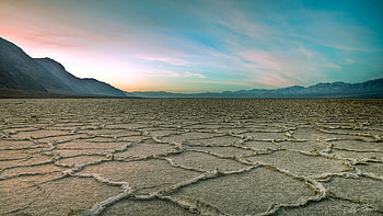 Desolate Dessert Salt Lakes, desert, lake, nature HD wallpaper