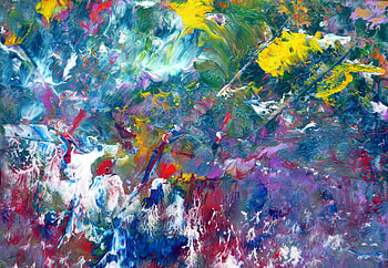 Abstract, Art, Divorces, Paint, Oil Paint, Canvas HD wallpaper