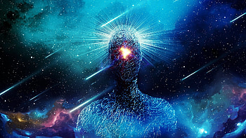 Cosmic-encounter, Being, Cosmic, CG, encounter HD wallpaper