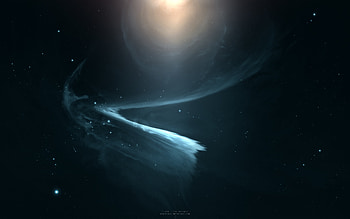 Stars, slide, space, dark HD wallpaper