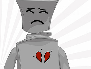 Broken Heart, robot, life, cry, broken, heart HD wallpaper