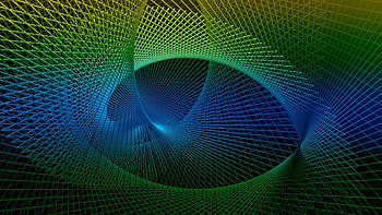 3D, Fractal, Spiral, Rendering HD wallpaper