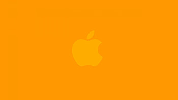 pics orange cute apple logo best 2 background HD wallpaper