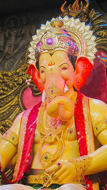 Ganpati Ka, Big Statue, Ganpati HD phone wallpaper