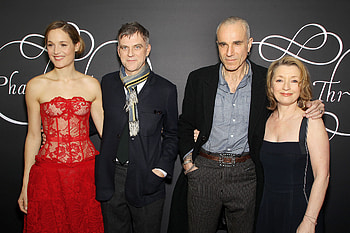 Paul Thomas Anderson, Vicky Krieps, Daniel Day Lewis, Lesley Manville HD wallpaper
