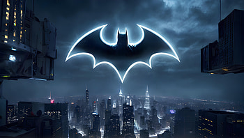 Batman Lights, Batman, Comic HD wallpaper