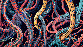 Cthulhu Cosmic Horror Tentacles, cthulhu, tentacle, cosmic horror, Abstract, video game, Call of Cthulhu HD wallpaper