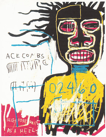 BASQUIAT-Self-portrait HD phone wallpaper