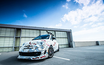 Fiat 500, Fiat 500 , Stylish visuals HD wallpaper