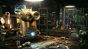 Minions, Steampunk, Movie, Robot HD wallpaper