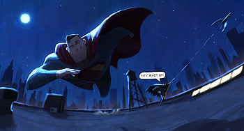 Superman Batman Hey Whatsup, superman, batman, superheroes, artwork HD wallpaper