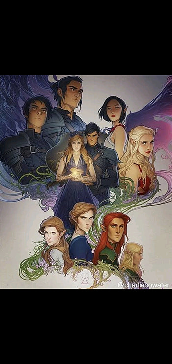 Acotar fan art 5, Rhysand, Feyre HD phone wallpaper