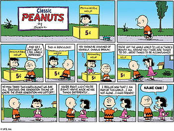 shrink lucy with perennial patient, peanuts, charlie brown HD wallpaper