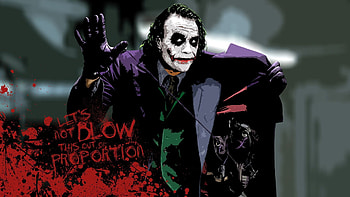 Heath Ledger Joker HD wallpaper