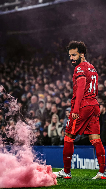 Salah, sports uniform, soccer HD phone wallpaper