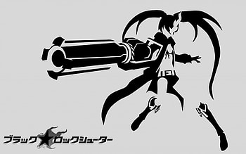 huke, black rock shooter, girl, anime HD wallpaper