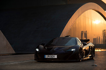 Mclaren, Cars, Front View, P1 HD wallpaper
