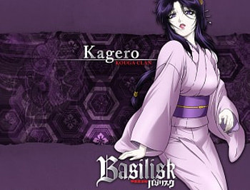 kagero_basilisk, girl, anime, basilisk, kagero HD wallpaper