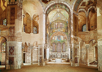 Ravenna, Interior temples, Artistic , San Vitale masterpiece HD wallpaper