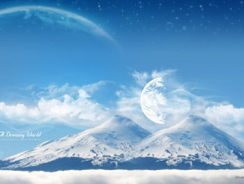 a dreamy world, twine monutions HD wallpaper