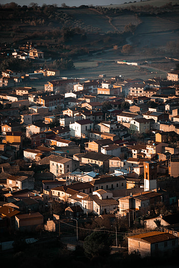 Cities, City, Building, View From Above, Roof, Roofs, Settlement HD phone wallpaper
