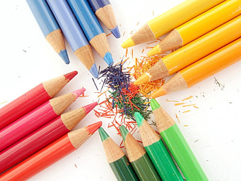 Miscellanea, Miscellaneous, Color, Pencils, Colored HD wallpaper