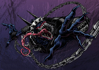 Venomized Batman, batman, superheroes, digital-art, artwork, behance HD wallpaper