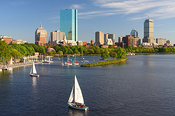 Charles River, Boston Skyline HD wallpaper