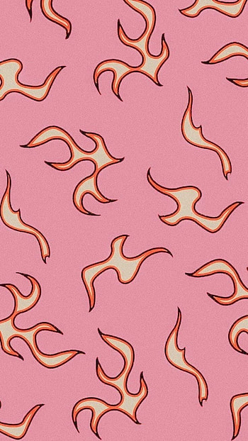 Wallapaper Aesthetic, orange, art HD phone wallpaper