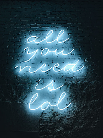 Words, Wall, Neon, Illumination, Backlight, Inscription HD phone wallpaper