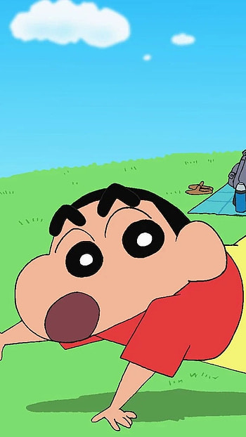 Shinchan For, Garden Background HD phone wallpaper