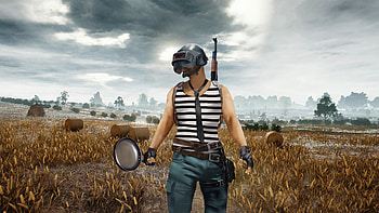 PUBG Helmet And Pan Player, pubg, playerunknowns-battlegrounds, behance, 2018-games, games HD wallpaper