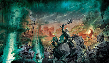 Battle, fight, fantasy, war HD wallpaper