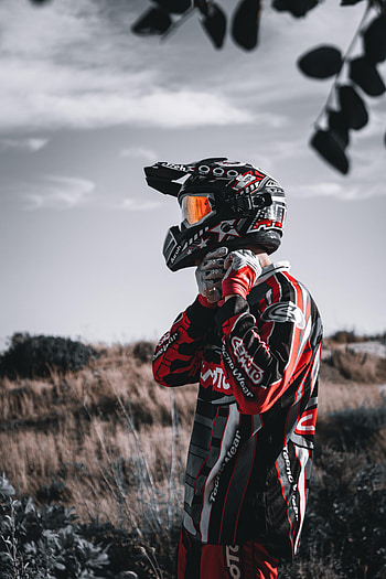 Motorcycles, Motorcyclist, Helmet, Biker, Equipment, Outfit, Cross HD phone wallpaper