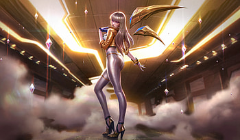 KaiSa League Of Legends , kaisa-league-of-legends, league-of-legends, games, artist, digital-art, artwork HD wallpaper