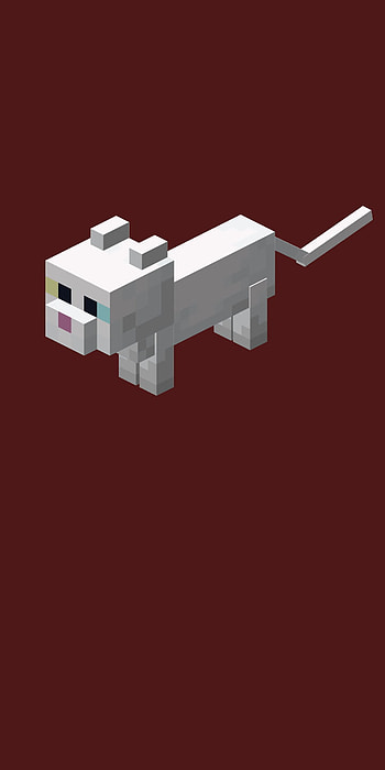 Minecraft Cat, red, Lovejoy, mc HD phone wallpaper