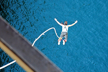 Coquilleau viaduct, Bungee Jumping HD wallpaper