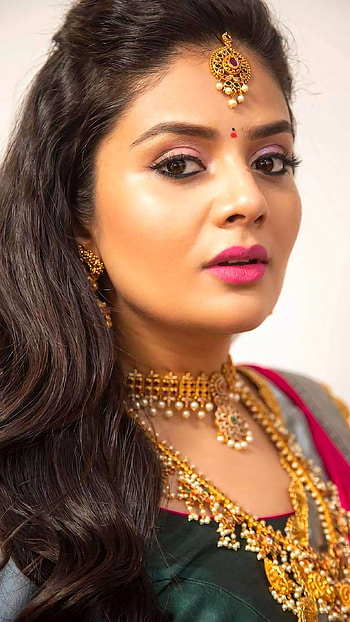 Sreemukhi, telugu actress HD phone wallpaper