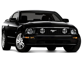 mustang, ford, blak, sport HD wallpaper