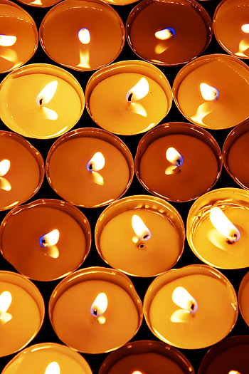 Fire, Candles, Shine, Light, Miscellanea, Miscellaneous, To Burn, Burn HD phone wallpaper