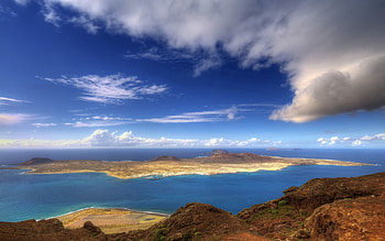 Nature, Sky, Clouds, Horizon, Land, Island, Line, Above, From Above HD wallpaper
