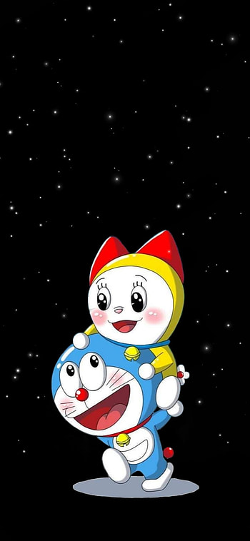 Doremon, red, magenta HD phone wallpaper